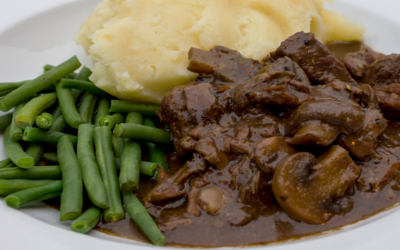 Slow Cooker North African Beef and Mushroom Stew