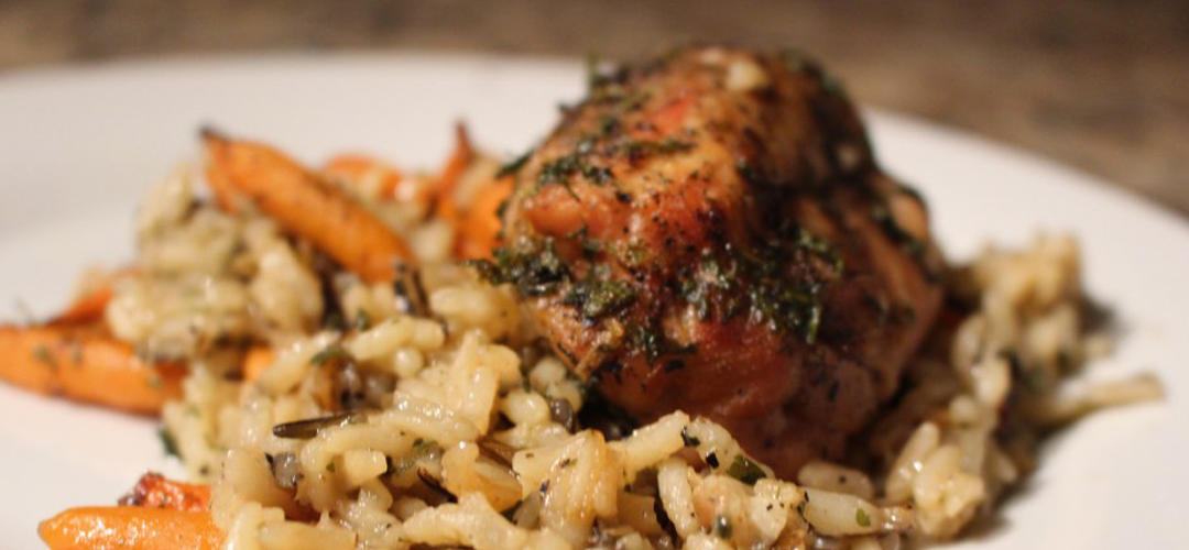 Roasted Chicken and Wild Rice