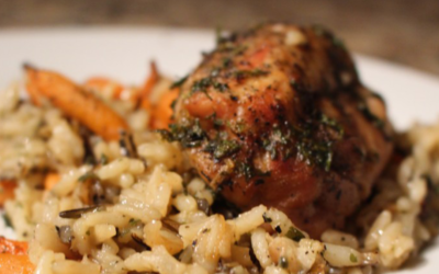 Roasted Chicken and Wild Rice