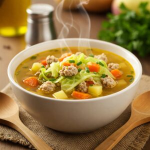 Ground Turkey Cabbage Stew